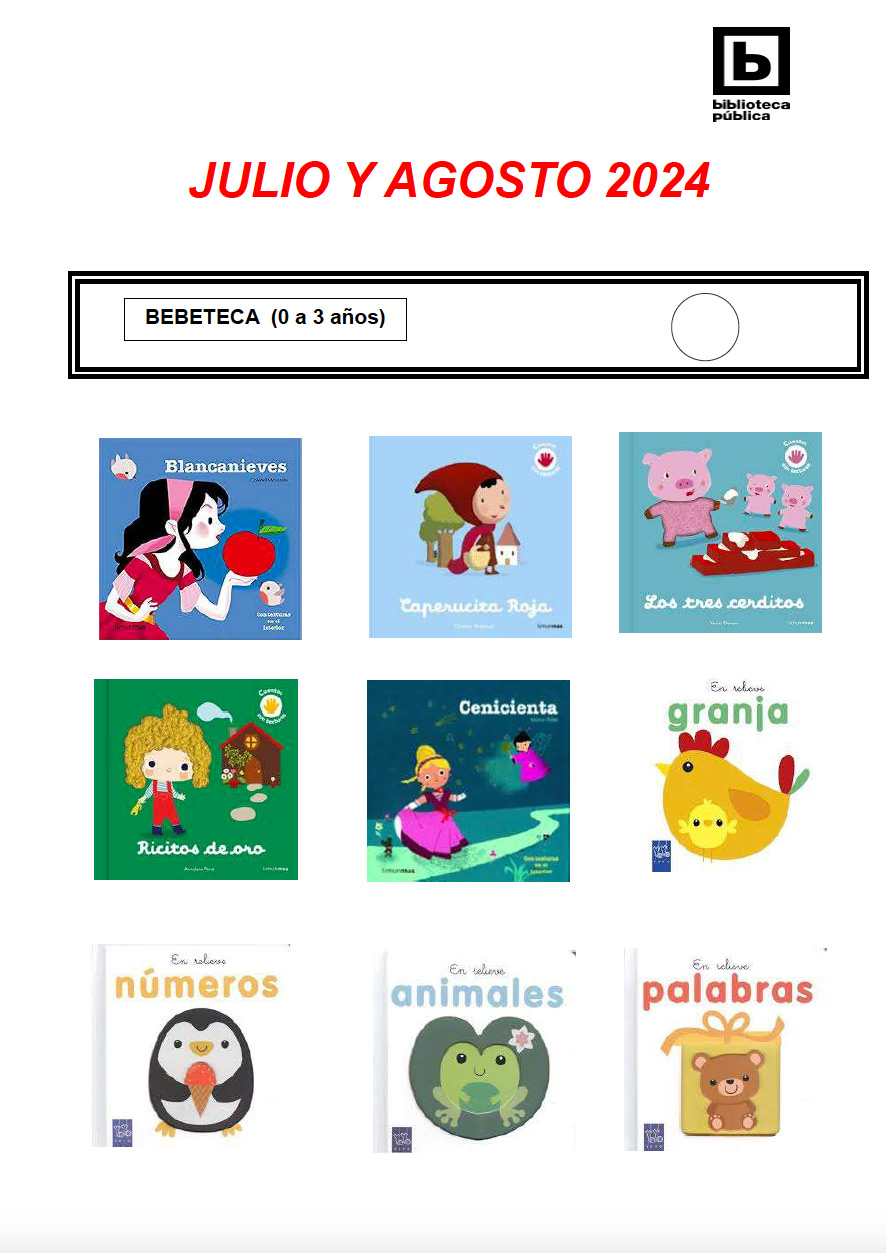 Novedades infantiles / juveniles de julio y agosto 2024