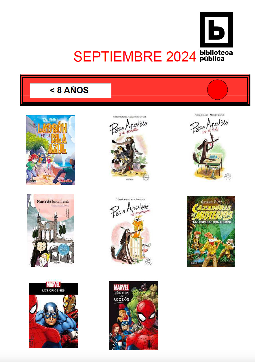 NOVEDADES INFANTILES JUVENILES SEPTIEMBRE 2024