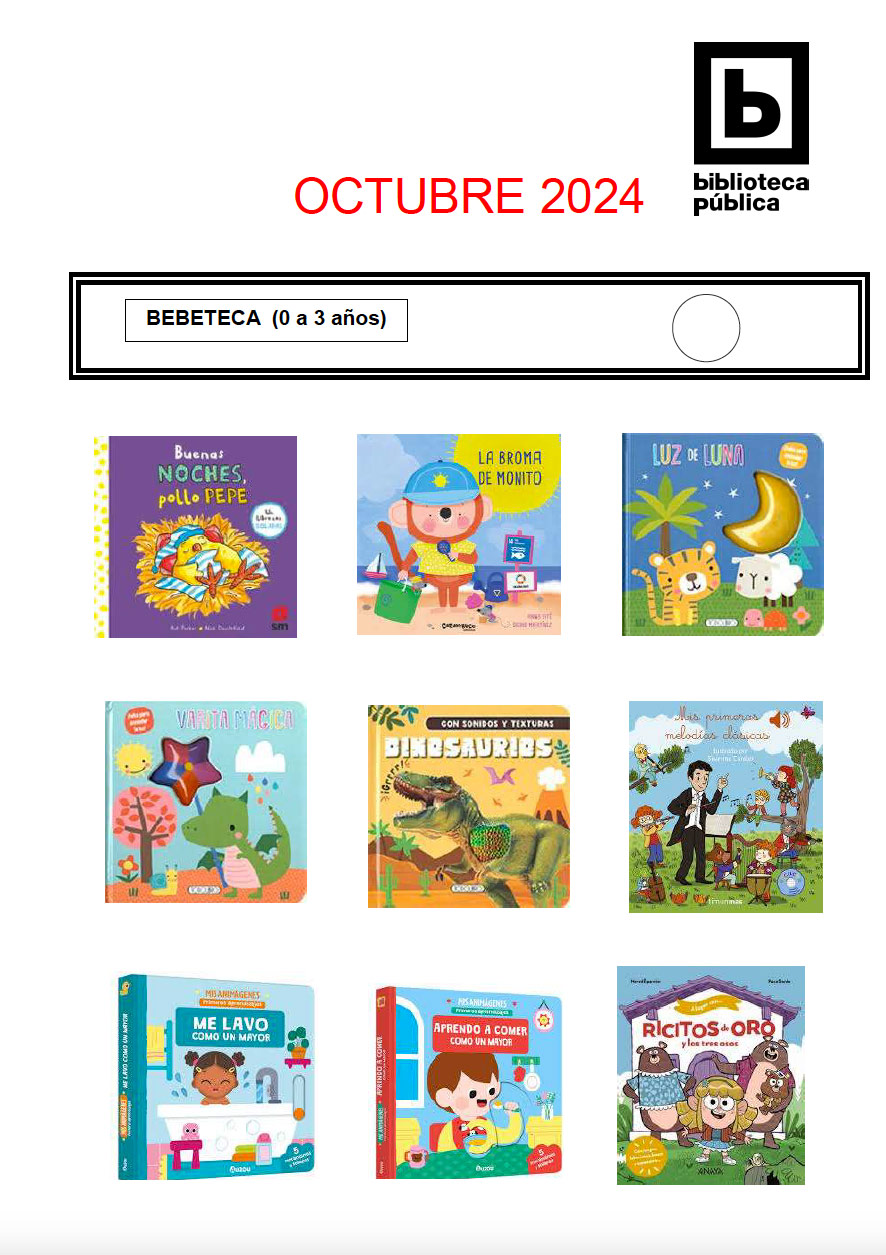 Novedades infantiles / juveniles de octubre 2024