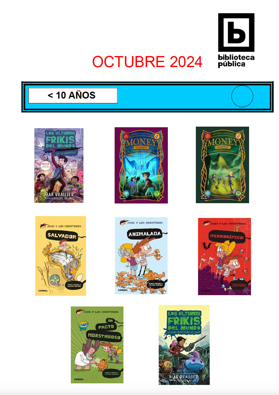 Novedades infantiles / juveniles de octubre 2024