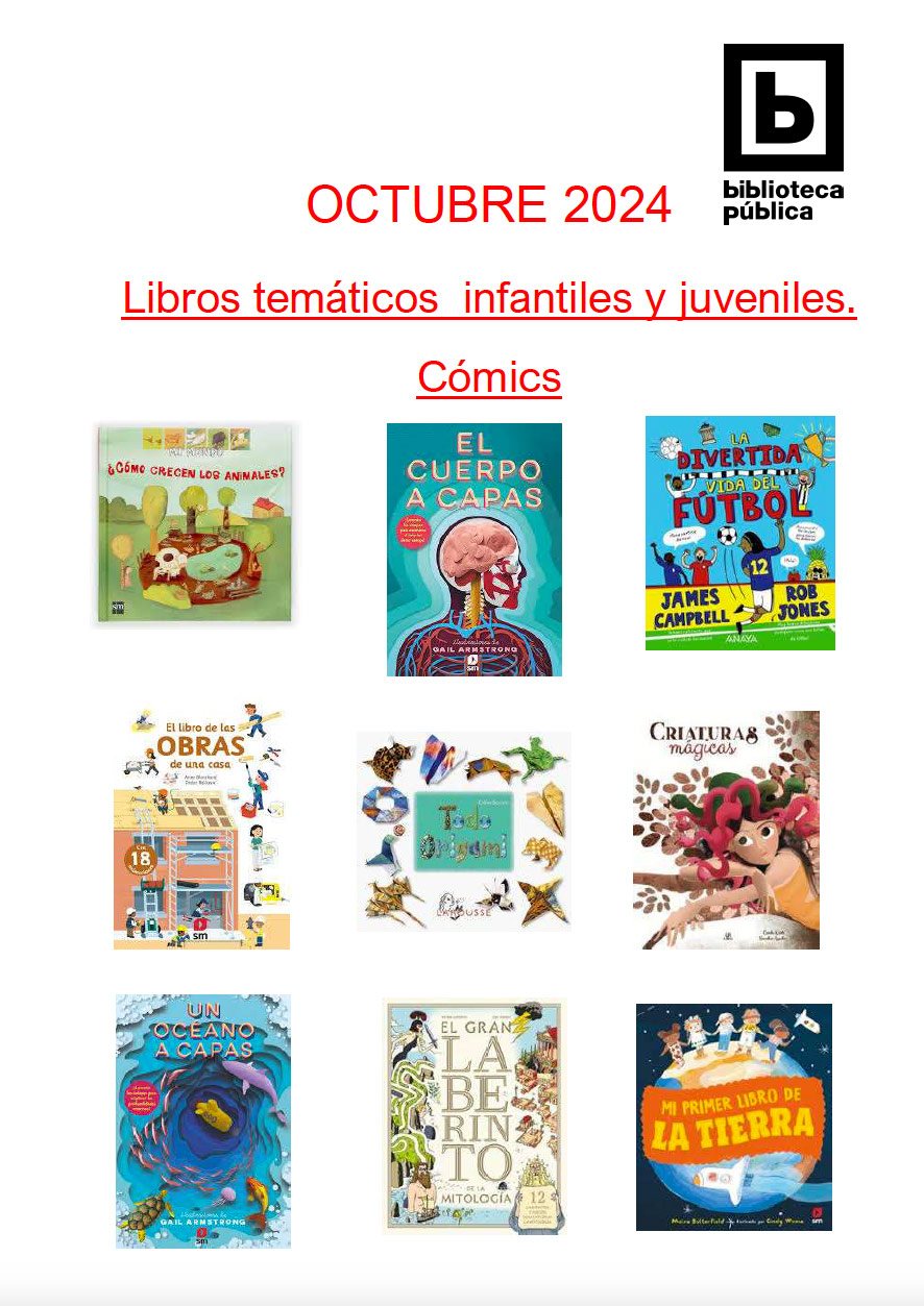 Novedades infantiles / juveniles de octubre 2024