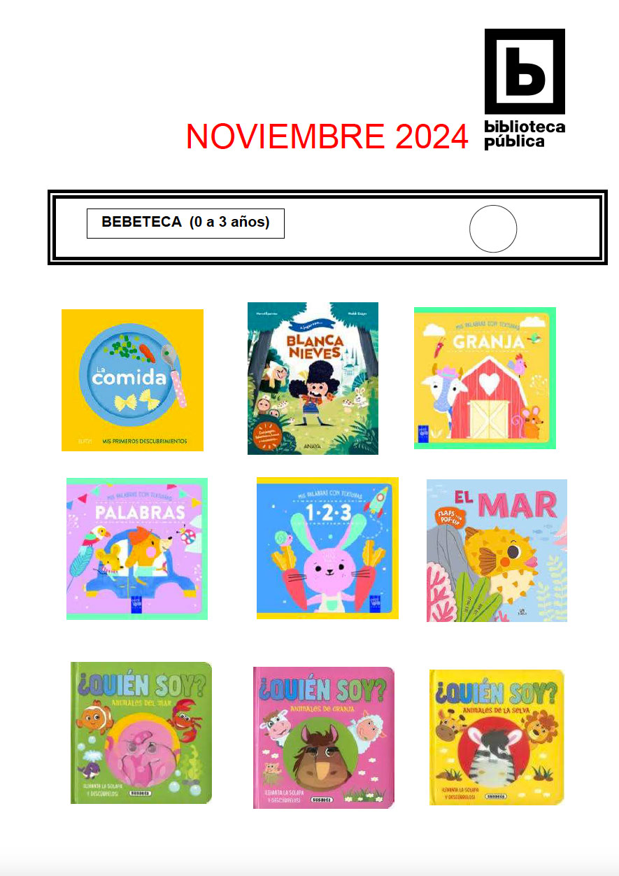 Novedades infantiles / juveniles de noviembre 2024