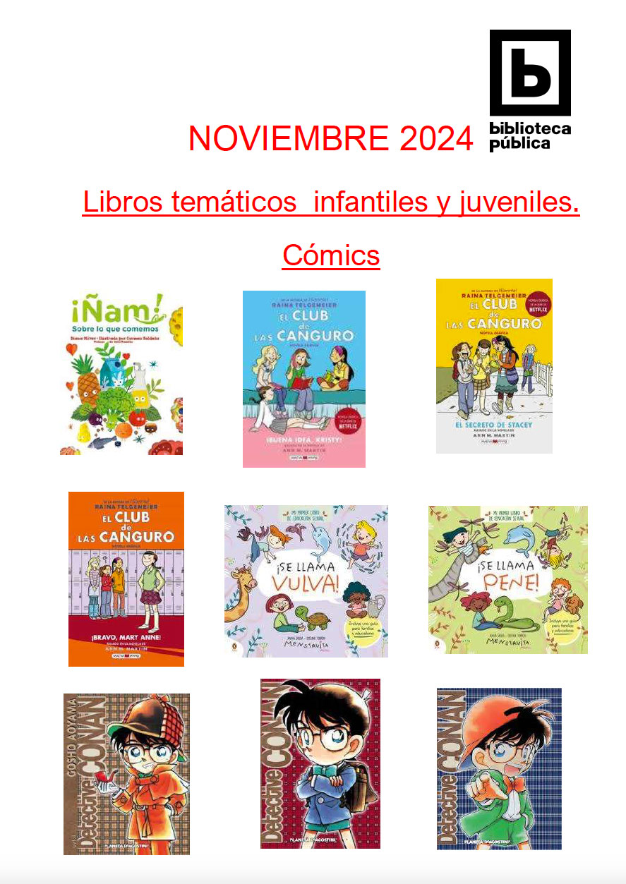 Novedades infantiles / juveniles de noviembre 2024