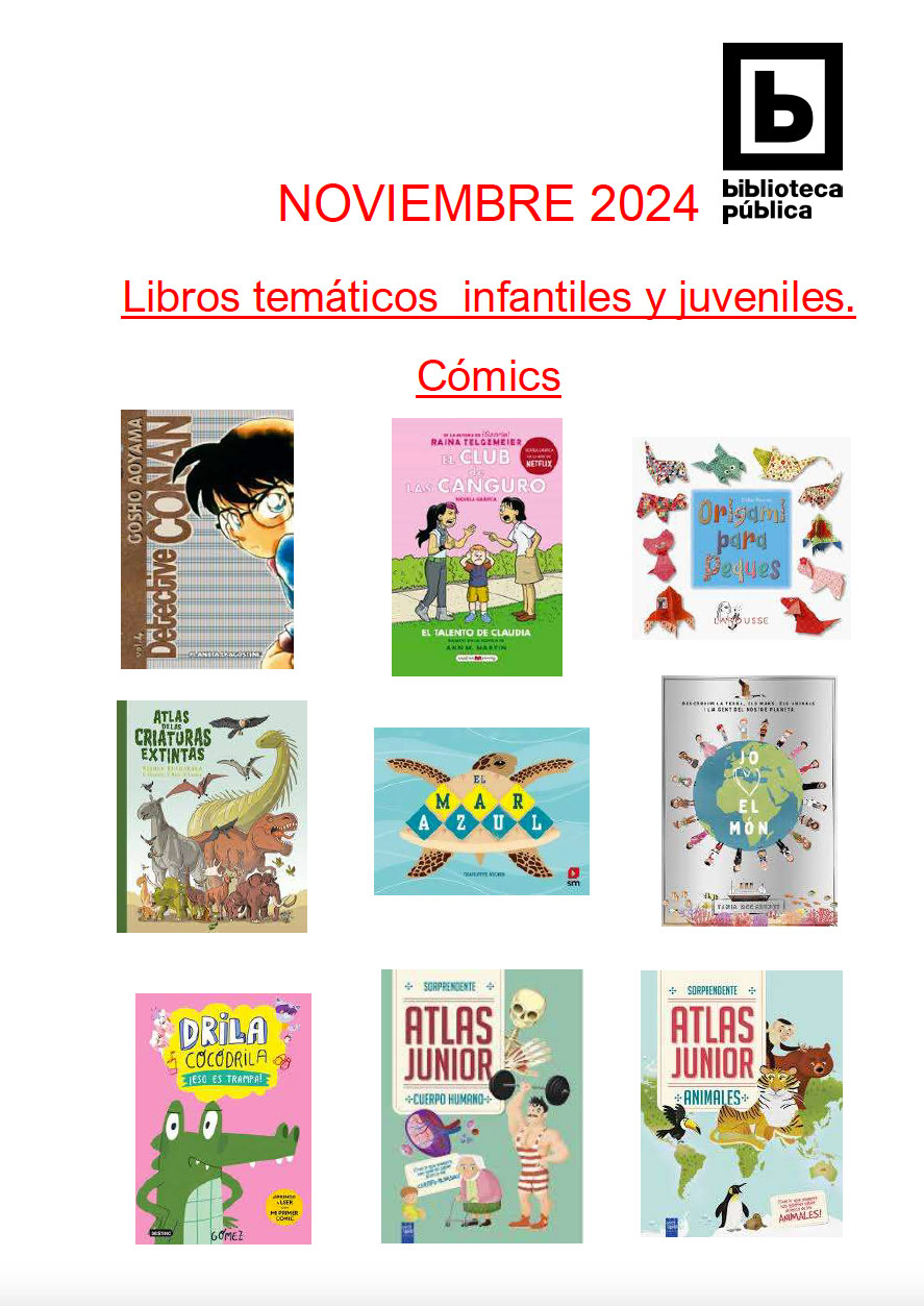 Novedades infantiles / juveniles de noviembre 2024