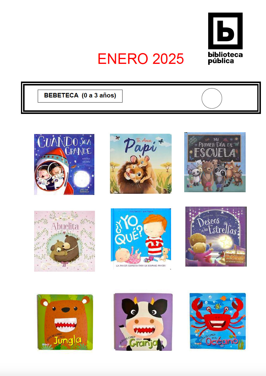 Novedades infantiles / juveniles de enero 2025