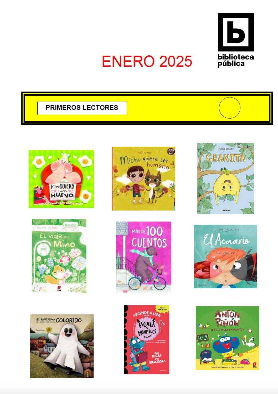 Novedades infantiles / juveniles de enero 2025